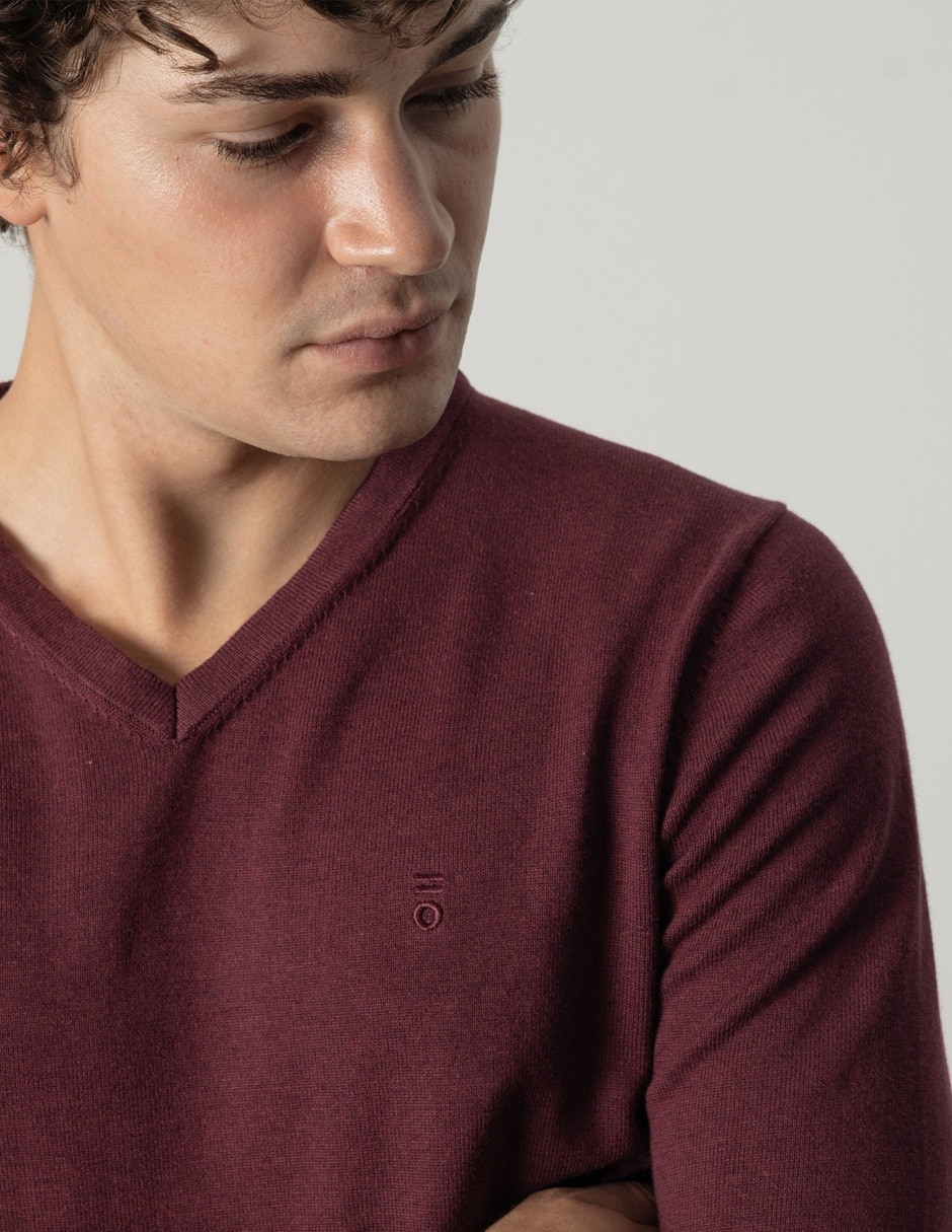 Suéter cuello con cierre para hombre 3
