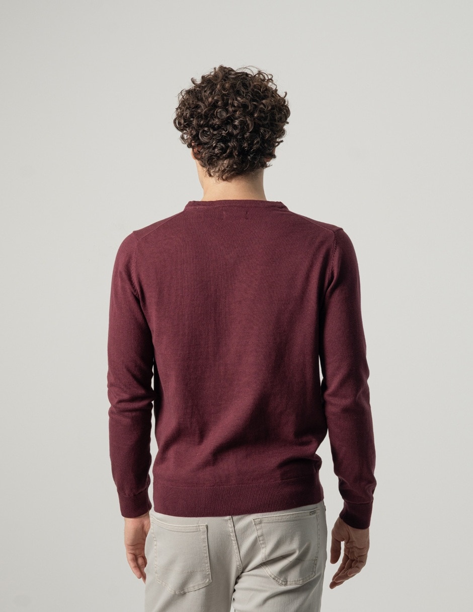 Suéter cuello con cierre para hombre 4
