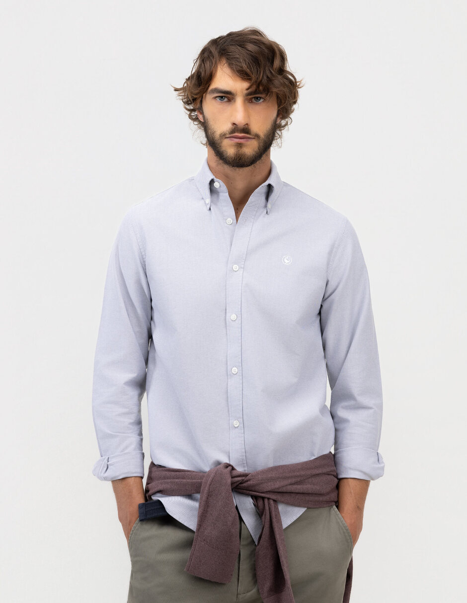 Camisa casual manga regular para hombre 1