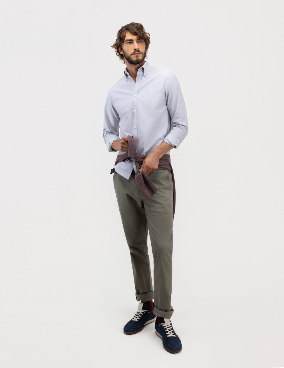 Camisa casual manga regular para hombre 3