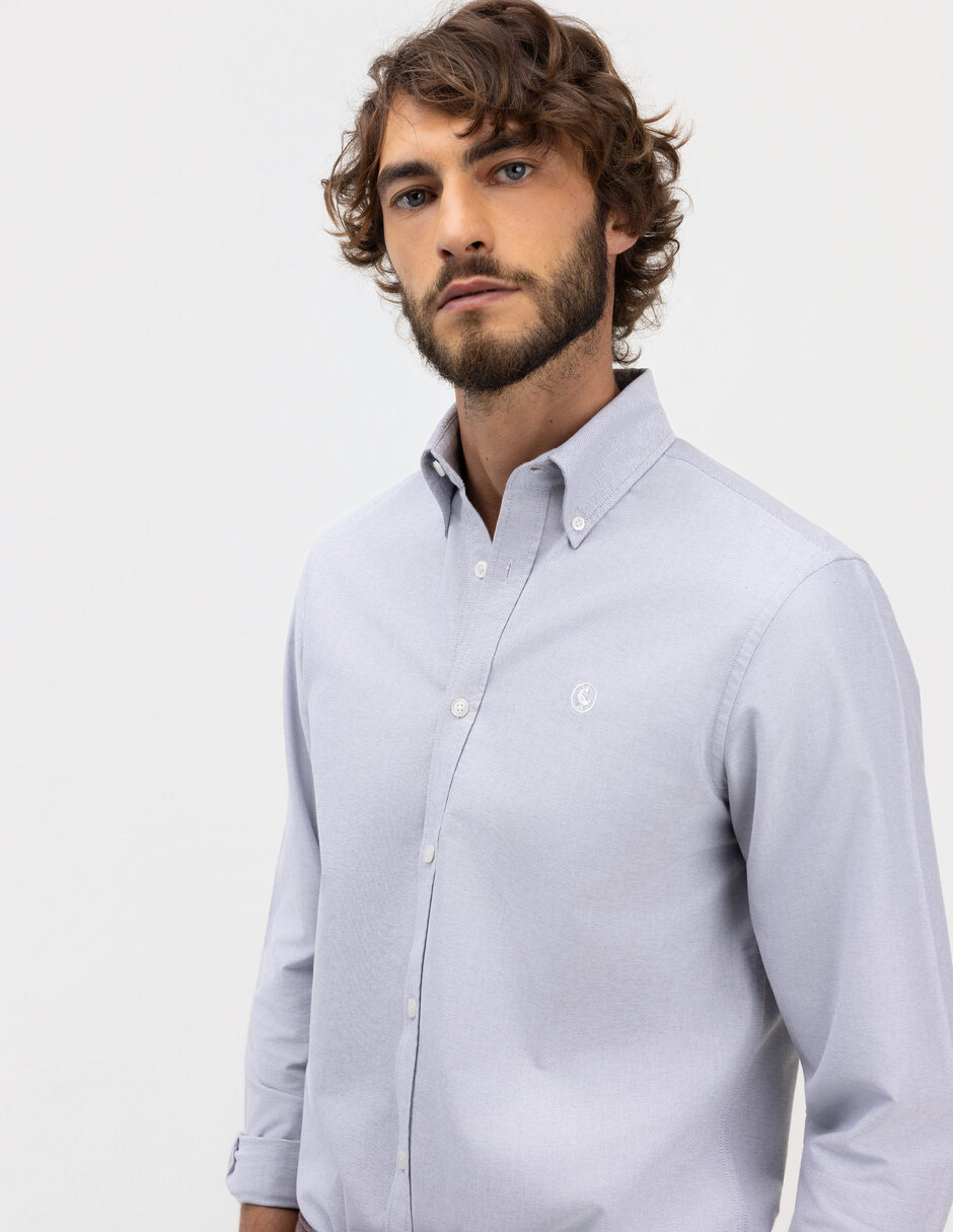 Camisa casual manga regular para hombre 4