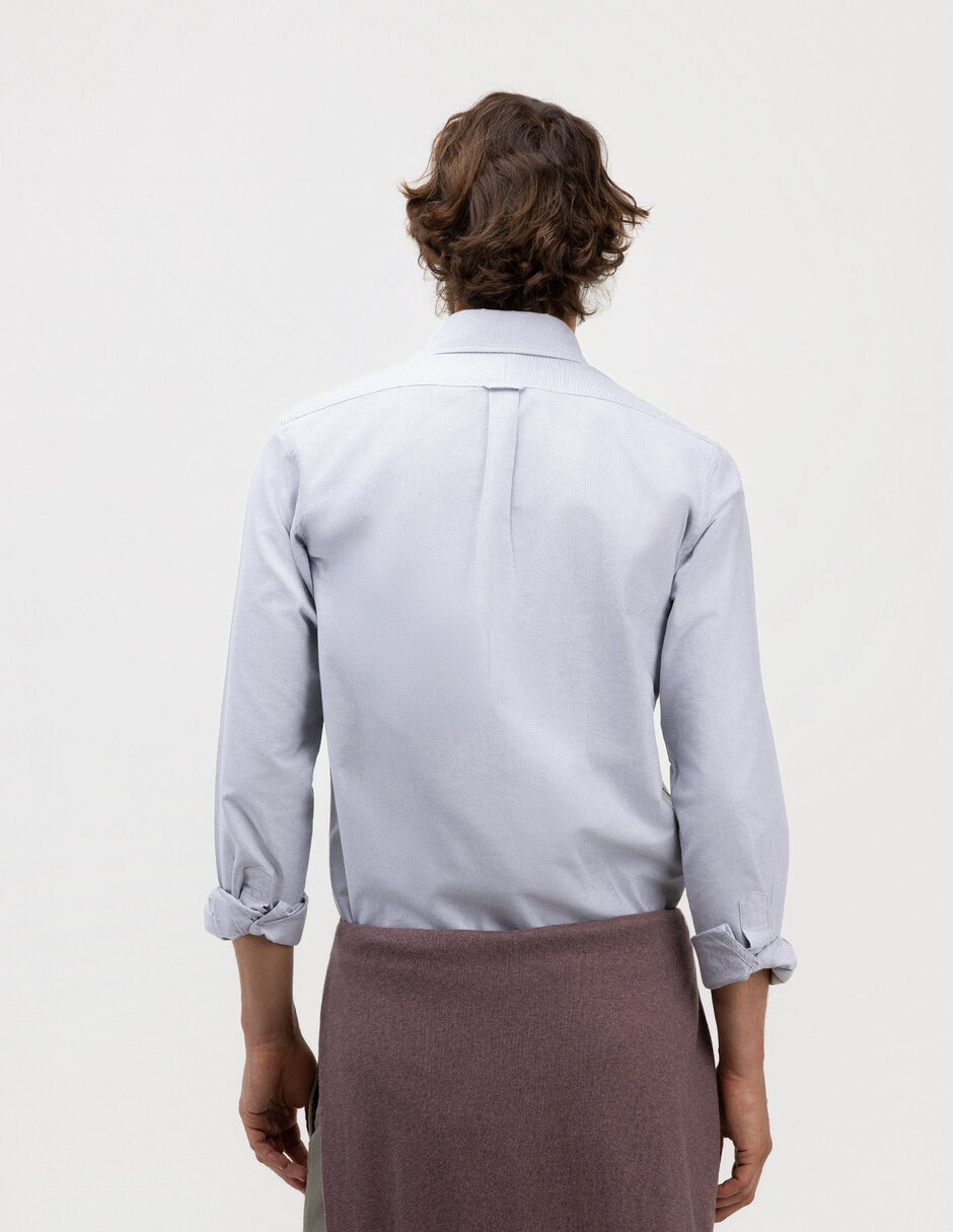 Camisa casual manga regular para hombre 5