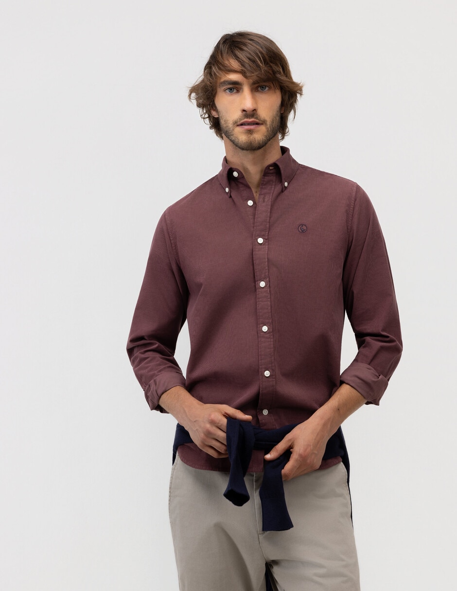 Camisa casual manga regular para hombre 1