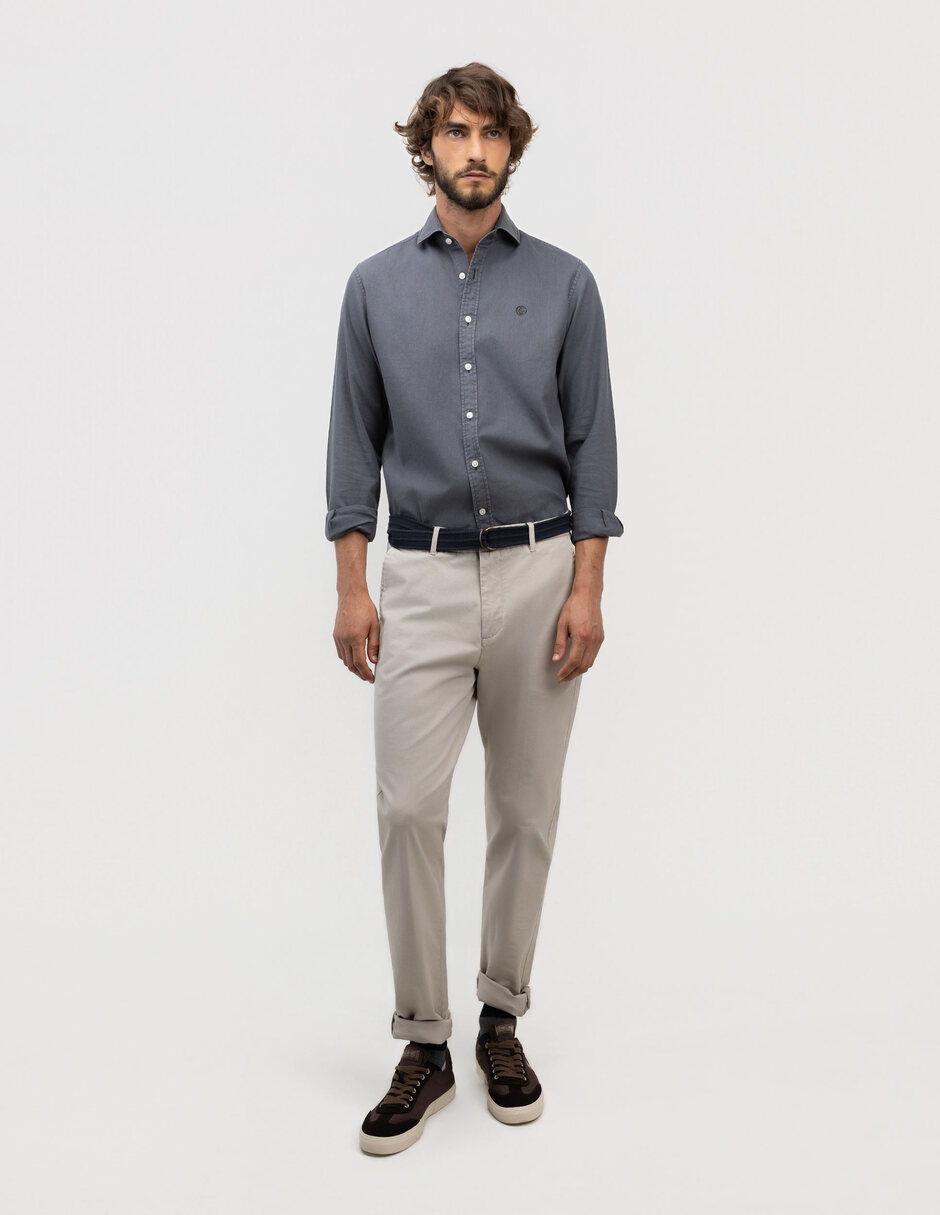 Pantalón casual chino slim para hombre 2