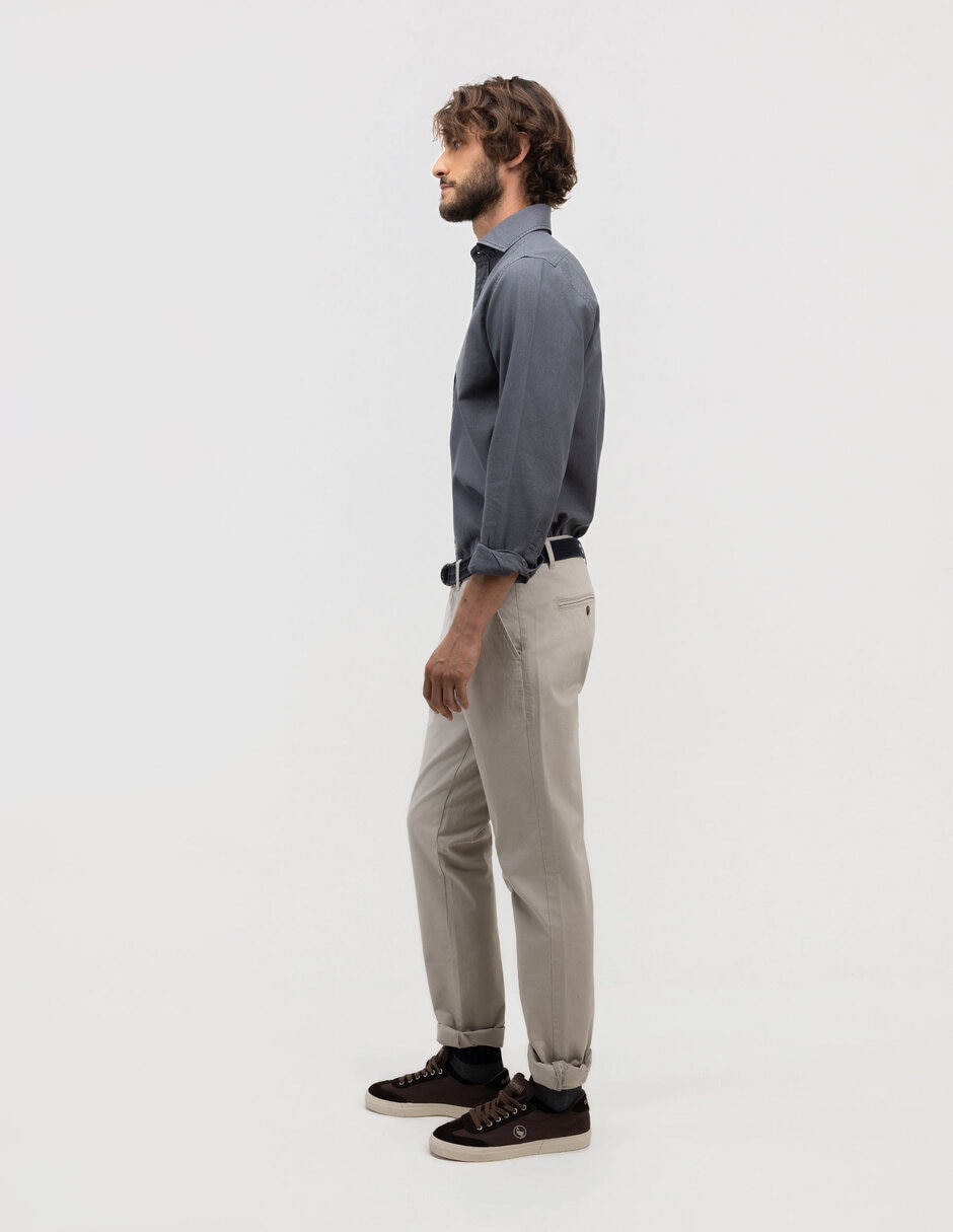 Pantalón casual chino slim para hombre 5