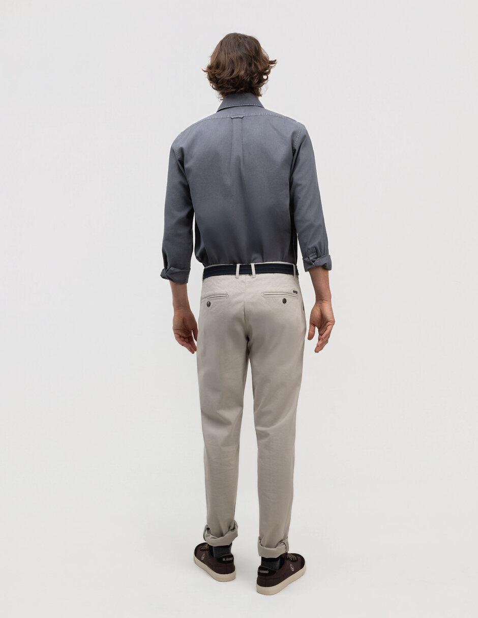 Pantalón casual chino slim para hombre 6