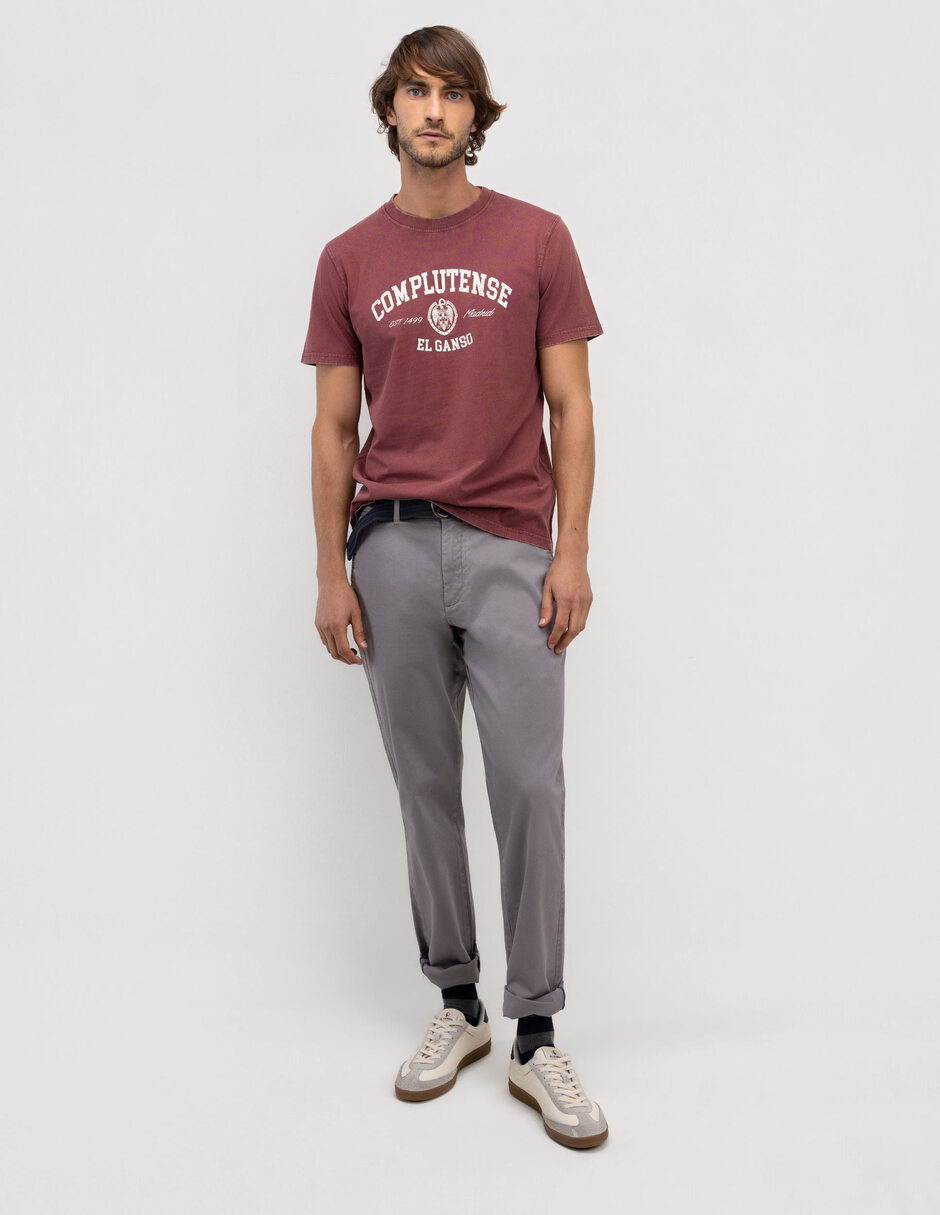 Pantalón casual chino regular para hombre 4