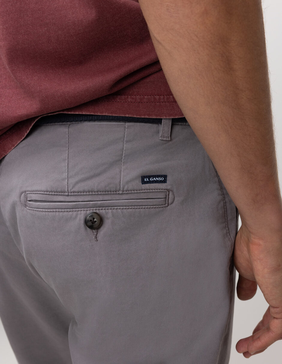 Pantalón casual chino regular para hombre 5