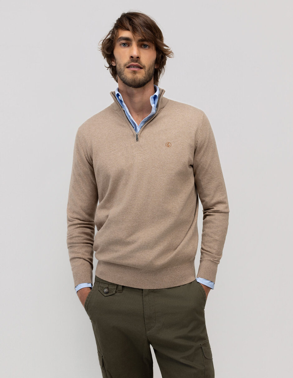 Suéter cuello alto para hombre 1