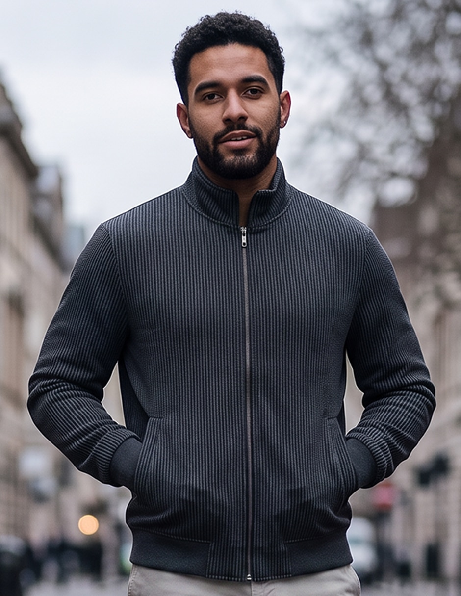 Chamarra casual para hombre 1