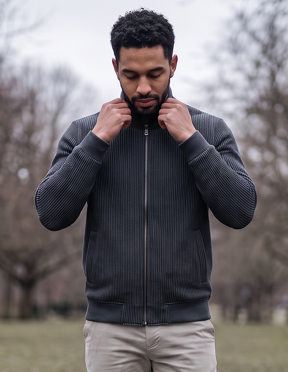 Chamarra casual para hombre 7