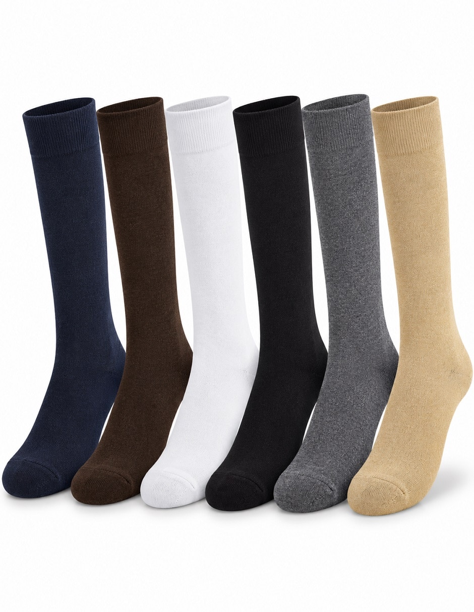 Calcetín No aplica No aplica de Algodón para hombre 6 pares 2
