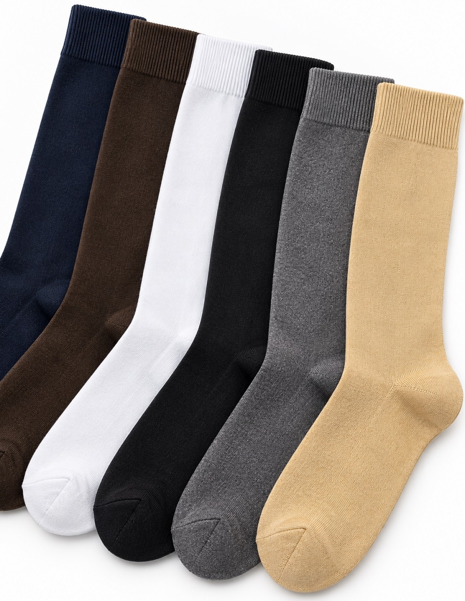 Calcetín No aplica No aplica de Algodón para hombre 6 pares 4