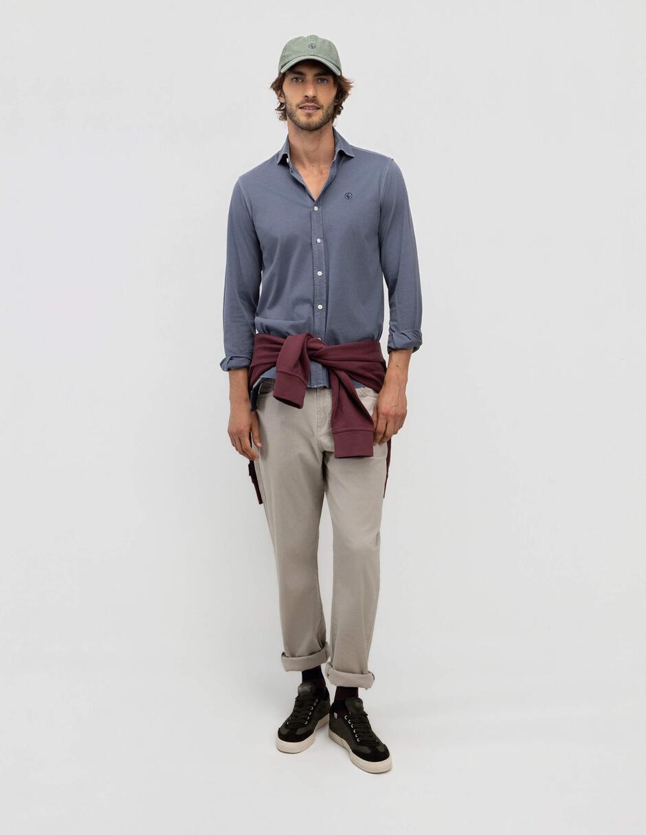 Camisa casual manga regular para hombre 2