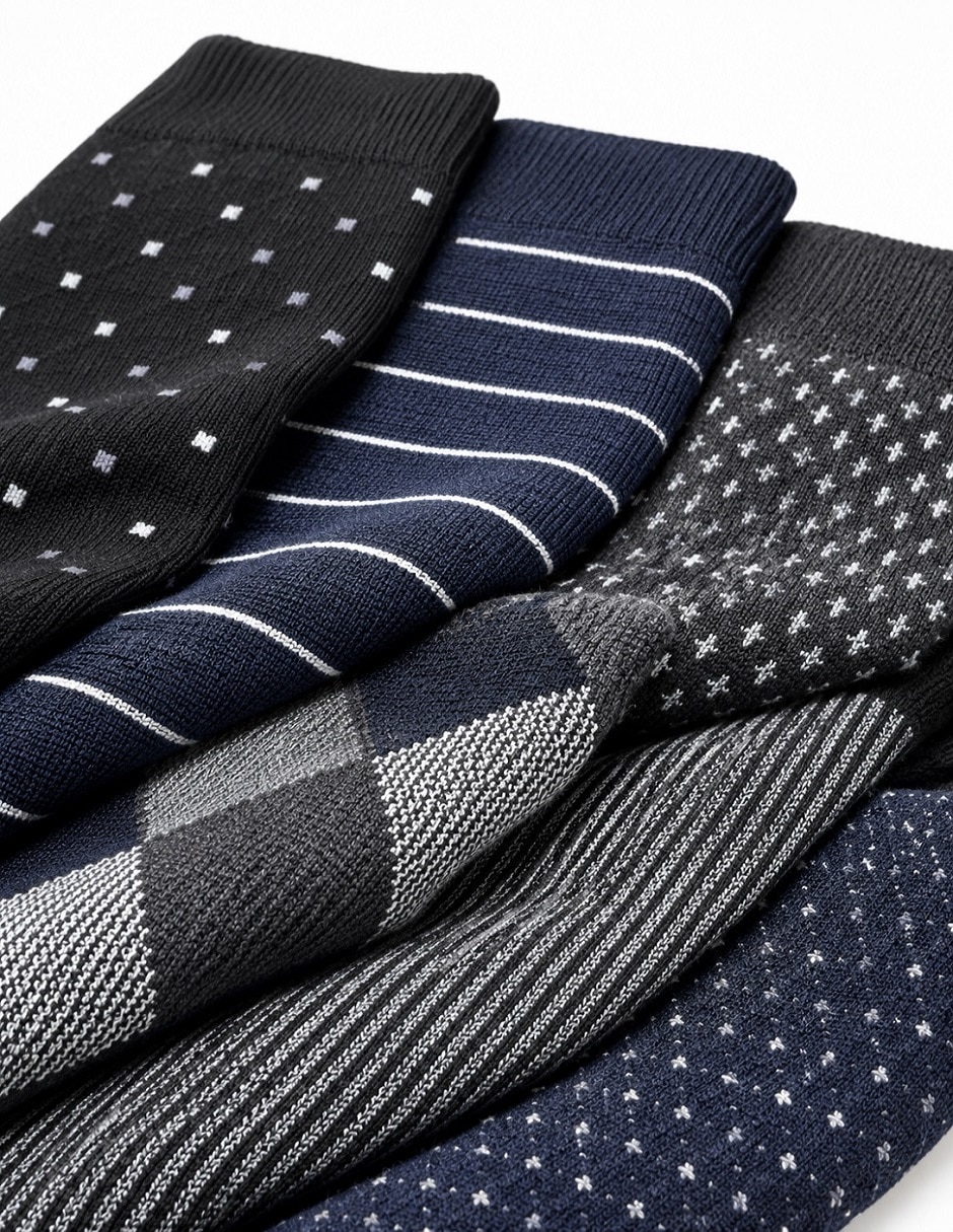 Calcetín No aplica No aplica de Algodón para hombre 6 pares 2