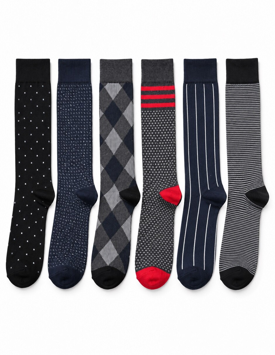 Calcetín No aplica No aplica de Algodón para hombre 6 pares 4