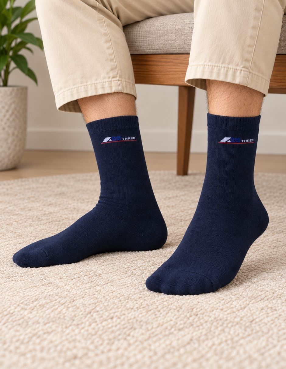 Calcetín stretch de algodón para hombre 6 pares 4