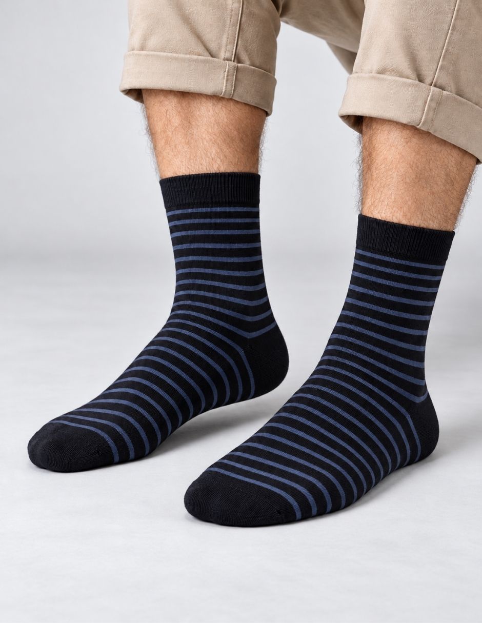 Calcetín de algodón para hombre 3 pares 5