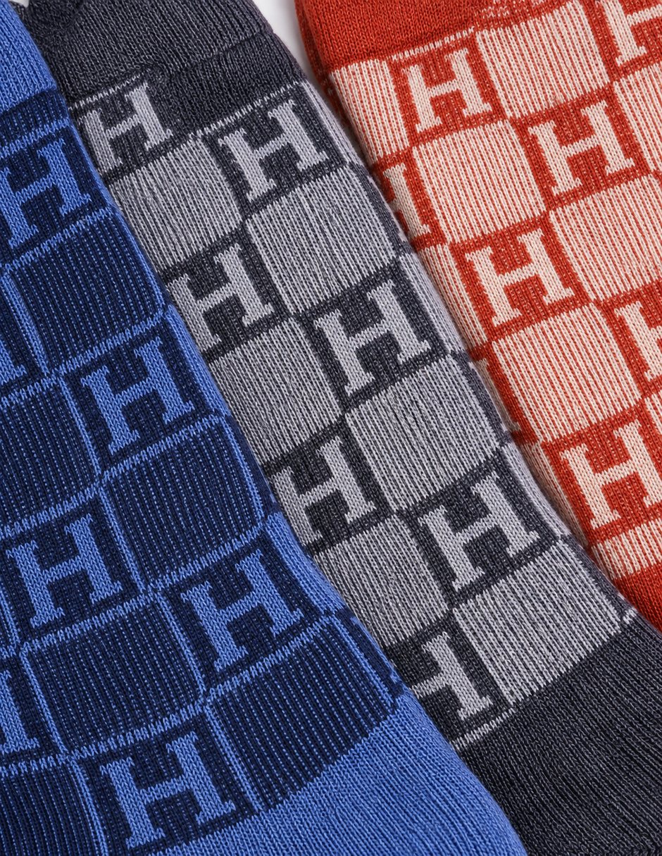 Tobillo de algodón para hombre 3 pares 3