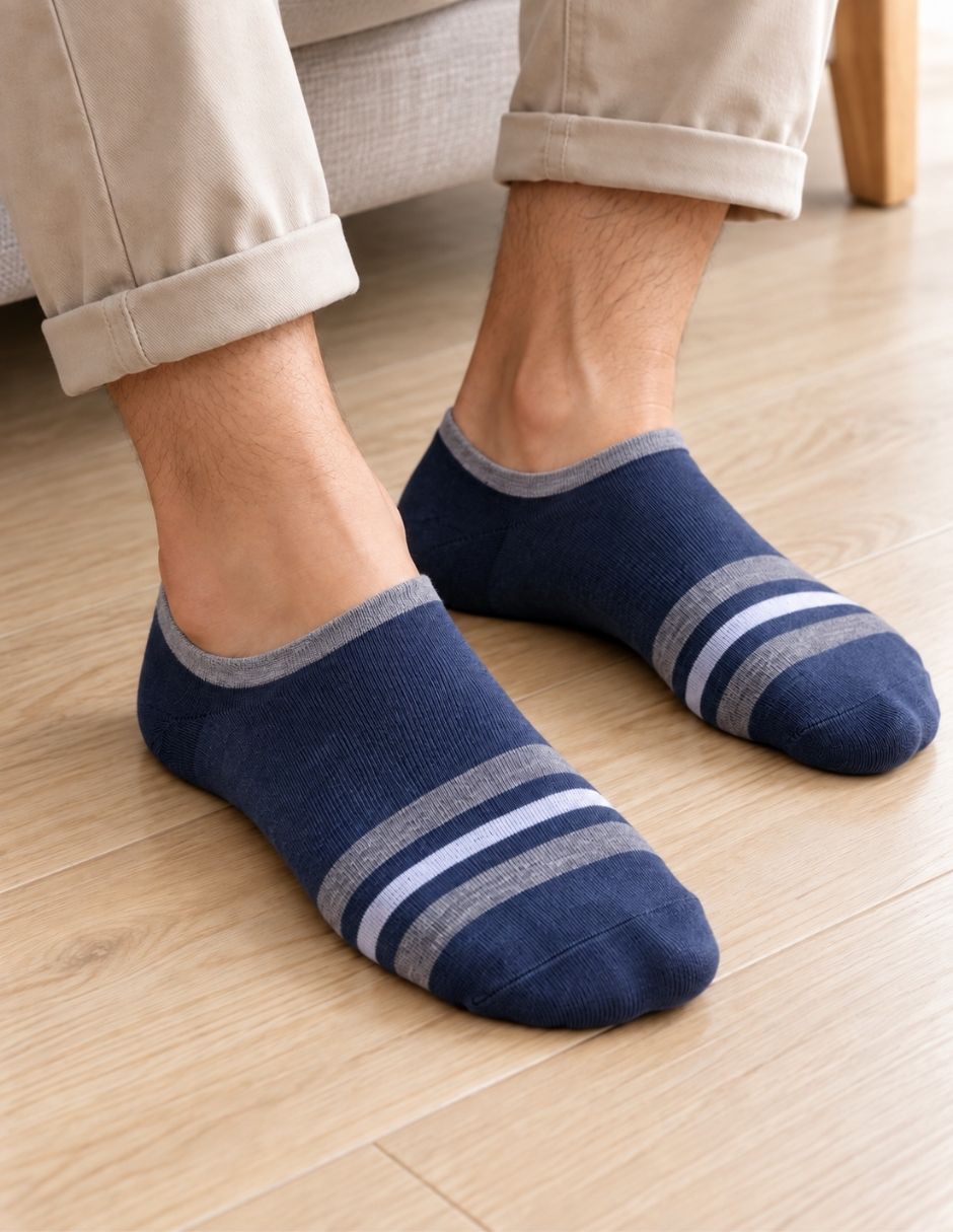Tobillo de algodón para hombre 3 pares 6