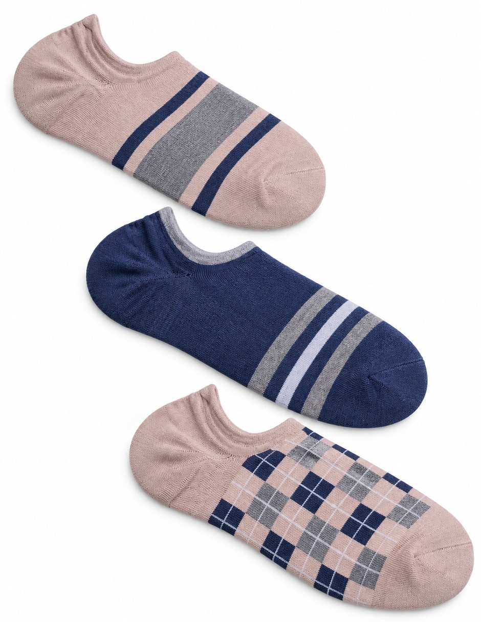 Tobillo de algodón para hombre 3 pares