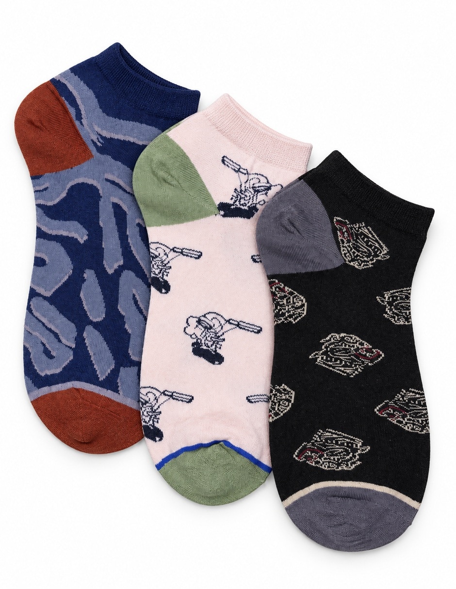 Tín de algodón para hombre 3 pares 3