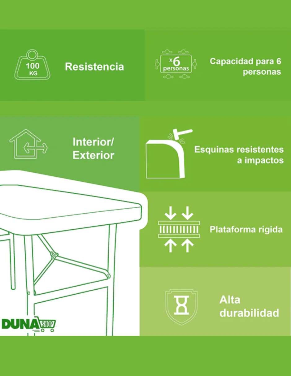 Mesa auxiliar armable Verona 3