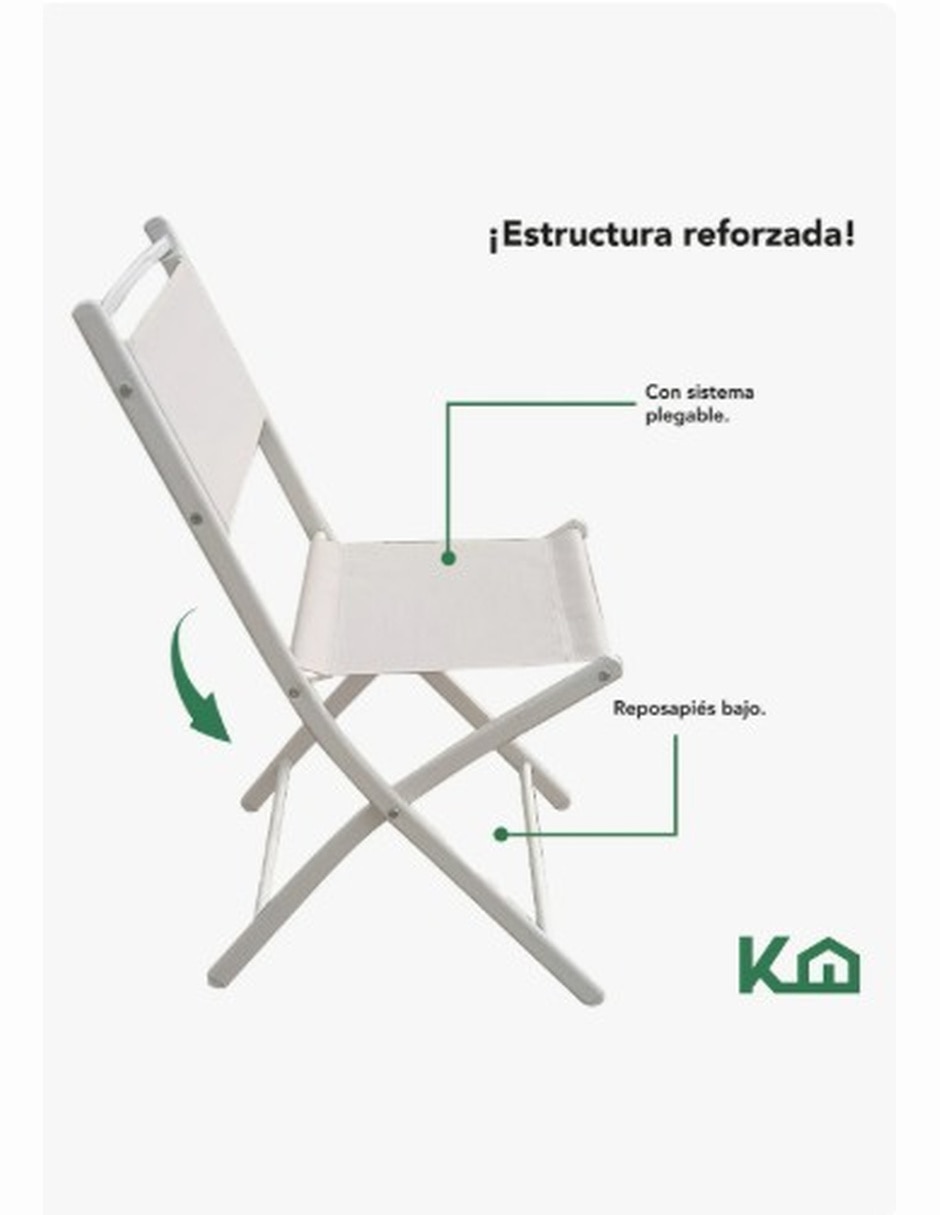 Comedor Garden Set 3 Kingshouse para 2 personas